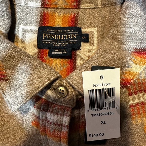 Pendleton Multicolor Geometric Button-Up Shirt - Picture 11 of 14